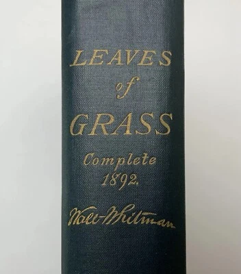 Листья травы полный 1892 Уолт Уитмен 1-й выпуск DEATHBED издание - Изображение 1 из 4