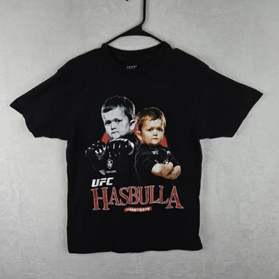 UFC Hasbulla Magomedov MMA Men's Black Short Sleeve T-Shirt Size M Cotton - Image 1 of 3
