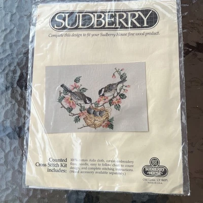 TWO HUMMINGBIRDS' FLORAL - SUDBERRY HOUSE CROSS STITCH - Image 1 of 3
