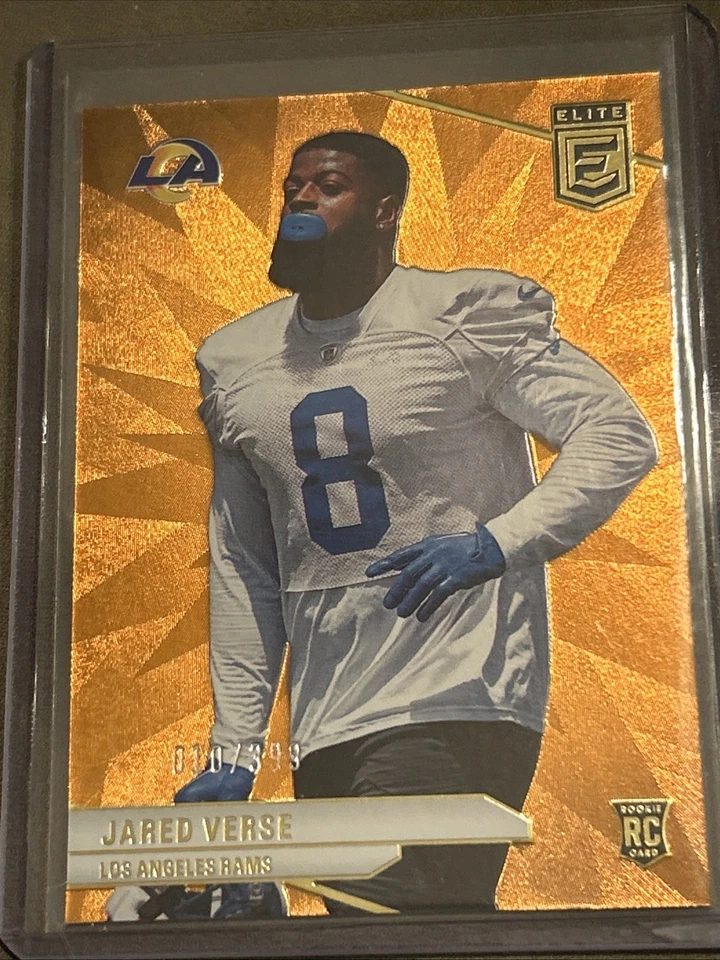 Jared Verse Rams 2024 Donruss Elite Orange Rookie Card /399 - Image 1 of 3