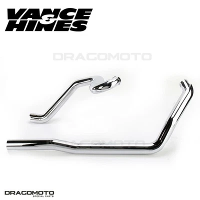 Harley FLHT 1450 Electra Glide 1999-2006 Dresser Doble Colector Cabezal Vance... Foto 1 de 4