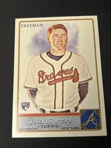 FREDDIE FREEMAN 2011 TOPPS ALLEN & GINTER'S ROOKIE CARD #198 - DODGERS Braves - Picture 1 of 2