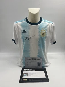 Argentina Jersey Lionel Messi Signed Autograph Adidas COA L - Picture 1 of 9