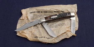 CASE 6392 3-Blade Jigged Bone 1977 - Picture 1 of 8