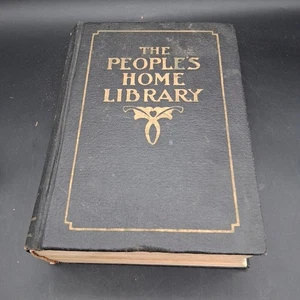 Antique 1915 The People’s Home Library 3 Books in 1 Medical Cooking Veterinary - Picture 1 of 9