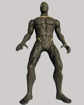 Figura de juguete Hashbro Marvel Black Panther Slash & Strike Erik Killmonger 13" Foto 1 de 4