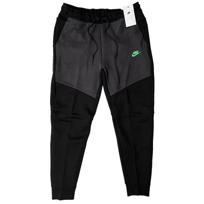 Calça jogger Nike Sportswear Tech fleece HV0959-015 preta/verde (grande masculina) G - Imagem 1 de 4