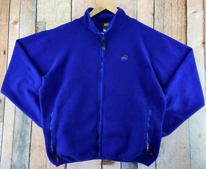 Vintag eRei Co-Op Jacket Fleece Polartec Sweatshirt Men's Sz Large Blue Gorpcore - Picture 1 of 24