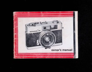 Original Kamera Anleitung/Handbuch: Konica C35 - Bild 1 von 2