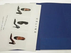2 x CELINE LOOKBOOK PRINT A4  RARE PARIS CATWALK RUNWAY HEELS VIP CATALOGUE  - Bild 1 von 3