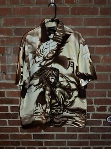 Vintage Y2k R-World Button Up Shirt Anime Dragon Japanese Unique Adult XL - Bild 1 von 5