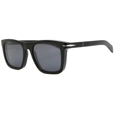 David Beckham Men's Sunglasses Black Plastic Square Full Rim DB 7000/S 0807 T4 - Image 1 of 3