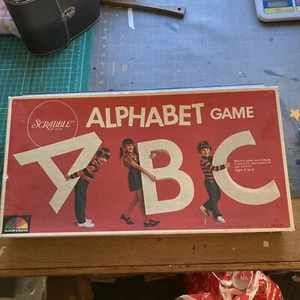 RARE 1972 Scrabble Alphabet ABC Board Game Selchow & Righter - Picture 1 of 3
