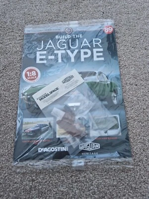 1/8 DEAGOSTINI BUILD YOUR OWN THE JAGUAR E-TYPE CAR ISSUE 89 INC PART - Image 1 of 2