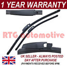 For Seat Exeo 2008 On Direct Fit Front Aero Wiper Blades Pair 22 And 22