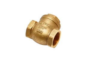 Brass Rubber Seated Swing Check Valves 15mm - 50mm - Picture 1 of 1