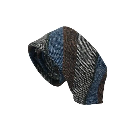 SUITSUPPLY Wool Multicolor Patterned Striped Tie ITALY 59"/ 2.8" 150cm/7cm - Image 1 of 4