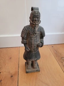 1983 Antique Asian Terra Cotta Warrior Emperor Army Qin Shi Huang Soldier - Picture 1 of 4