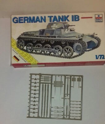 GERMAN TANK PANZER 1 B KIT 1/72 ESCI ERTL 8368 + ACCESSORI VARI - Immagine 1 di 4