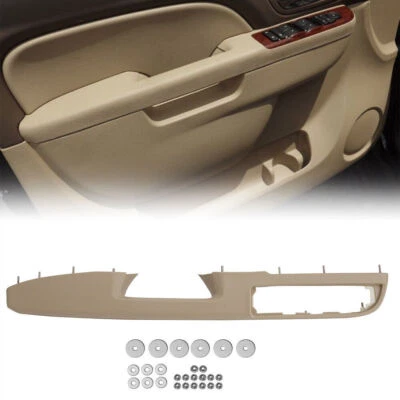 For 10-14 Chevy GMC Tahoe Silverado Driver Left Door Panel Handle Armrest Repair - Image 1 of 4