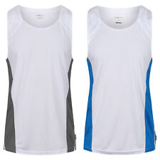 Mens Breathable Vest Wicking Cool Dry Running Sports Tank Top Sleeveless T Shirt