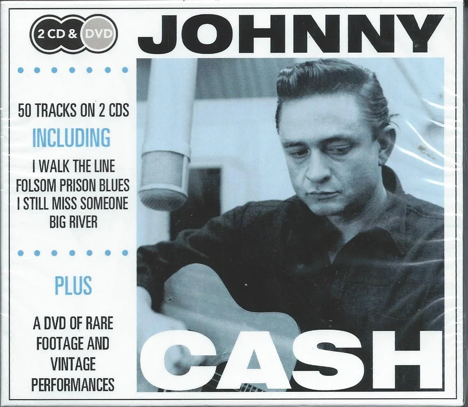Johnny Cash - 50 Various Tracks On 2CDs Plus Bonus DVD NEW/SEALED - Image 1 of 1