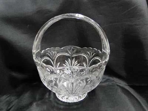Crystal Clear Industries Madrid: Basket, 7" x 8 1/4" Tall - Picture 1 of 7