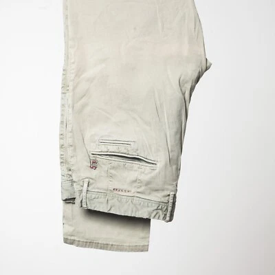 INCOTEX Slacks Light Green Skin Fit Cotton Canvas 34.5/29.5 - Image 1 of 4