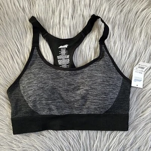 Avia Wireless Sports Bra Womens Size XXXL Grey Seamless Keyhole Cami Racerback - Picture 1 of 5