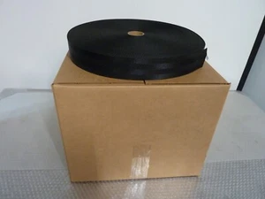 Black Nylon Webbing 2" Style MIL-W-17337 Roll-100Y Thick -.045" (3061) - Picture 1 of 4