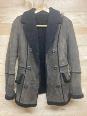 LOUIS VUITTON Mouton Coat 34 Brown auth Womens  from JP - Image 1 of 4