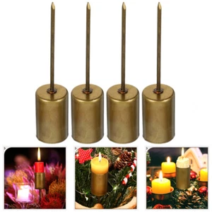 4 Pezzi Portacandele Portacandele Portacandele Barattoli Albero di Natale - Foto 1 di 12