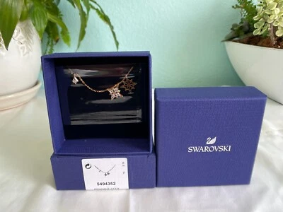 Swarovski Symbolic Star Pendant, White, Rose-gold or Gold  (You Pick) - Image 1 of 2