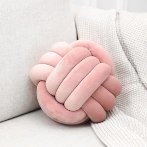 Petrella Knot Pillow Ball round Throw Pillows Home Decor Cushion Decorative A... - Picture 1 of 6
