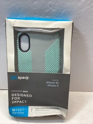 🌰 Empuñadura Speck iPhone X Presidio diseñada para impacto/caja abierta Foto 1 de 4