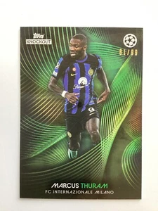 TOPPS KNOCKOUT 2024 MARCUS THURAM INTER MILAN PARALELO 81/99 - Imagen 1 de 2