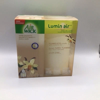 Vela elétrica sem chama Air Wick Luminair Vanilla Passion nova - Imagem 1 de 4