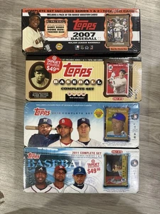 2007 2008 2010 2011 Topps MLB Baseball Factory Sealed Set Insert Lot Ruth Bonds - Picture 1 of 5