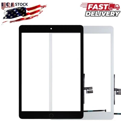 10.2" Touch Screen Digitizer Glass with Adhesive for iPad 7th 8th 9th Gen USA - Image 1 of 4