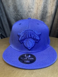 New Ultra Game New York Knicks NBA Official SnapBack Adjustable Hat Blue - Picture 1 of 7
