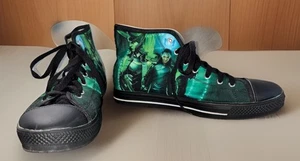 Marvel Loki God of Mischief Adult High Top Sneakers Size 9 Green Black EU 40 - Picture 1 of 7