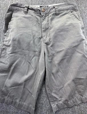 Pantalones Cortos Fox Para Hombre 30 Gris Carga Bolsillos Frontales Planos Carreras Informal Logo Foto 1 de 4