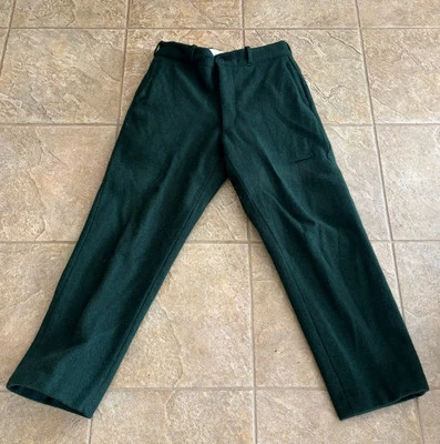 Pantalones de caza de lana unisex de colección 31x29 verde guía cazador Foto 1 de 4