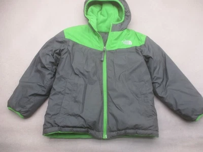 The North Face Size XS (6) Boys Black Fleece Full Zip Pockets Hooded Jacket 757 - Image 1 of 4