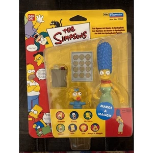 Simpsons Marge & Maggie Playmates 2001 Vivid Springfield Cartoon Spanish Version - Picture 1 of 6