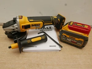 DeWalt DCG405 18V XR 5" Brushless Angle Grinder Bare Unit + DCB546 6 ah battery - Picture 1 of 4