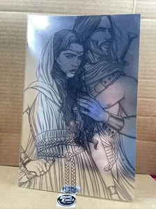 BRZRKR Fallen Empire #1 2023 LCSD Jenny Frison variante de lámina virgen CVR - Imagen 1 de 2