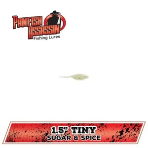 Panfish Assassin Tiny Shad 1.5" SA01524 Sugar & Spice 45ct - Picture 1 of 1