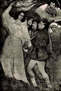 BREISACH Rhein AK Stephansmünster Zug der Seligen alte Postkarte ~1950/60 - Picture 1 of 2