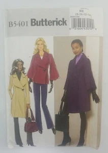 PATTERN Butterick Woman Coat Jacket Vintage 5401 c2009 BB Sz 8-14  - Picture 1 of 2
